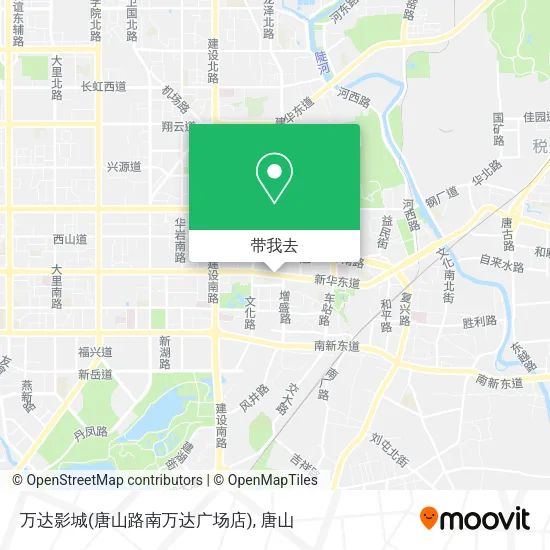 万达影城(唐山路南万达广场店)地图