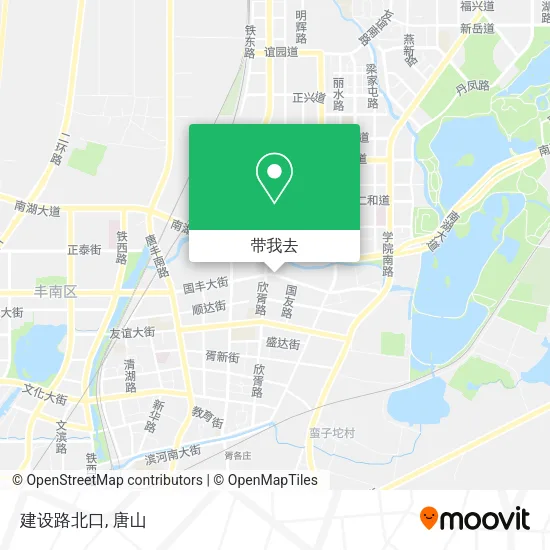 建设路北口地图