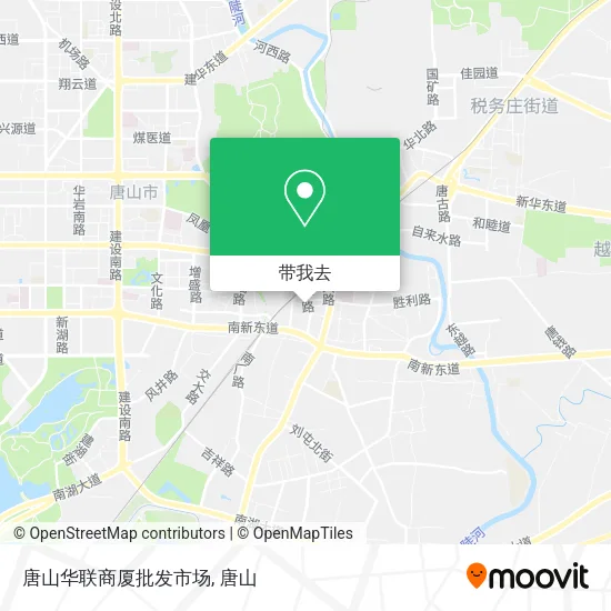 唐山华联商厦批发市场地图