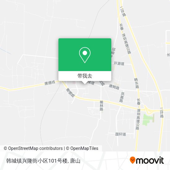 韩城镇兴隆街小区101号楼地图