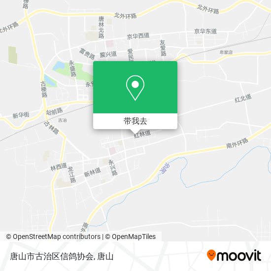 唐山市古治区信鸽协会地图