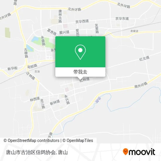 唐山市古治区信鸽协会地图