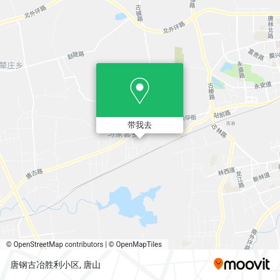 唐钢古冶胜利小区地图