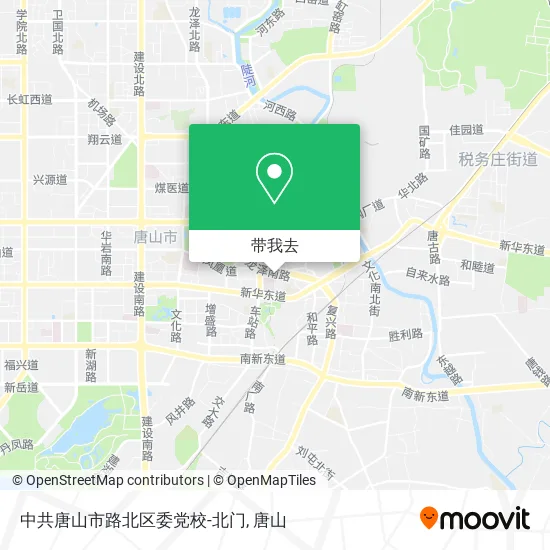 中共唐山市路北区委党校-北门地图
