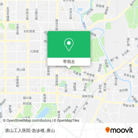 唐山工人医院-急诊楼地图