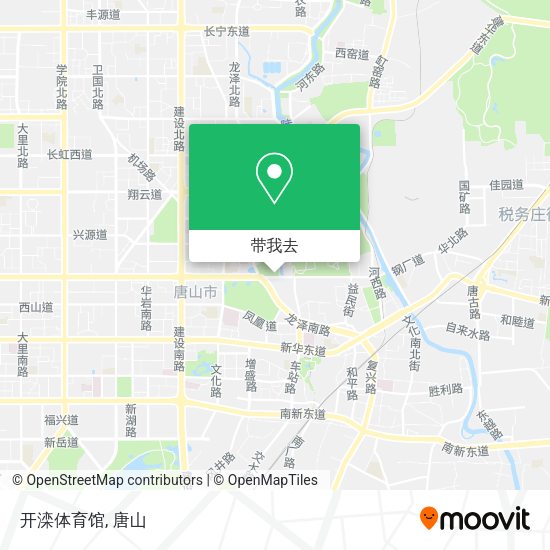 开滦体育馆地图
