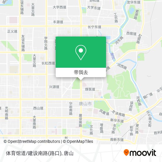 体育馆道/建设南路(路口)地图