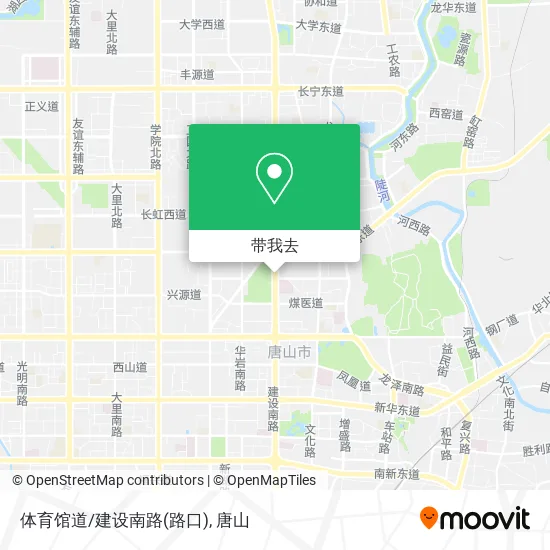 体育馆道/建设南路(路口)地图