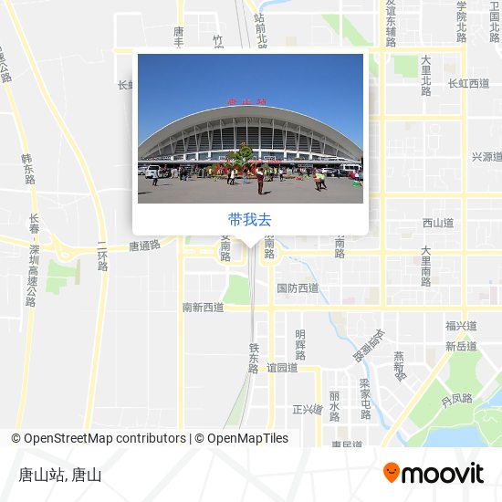 唐山站地图