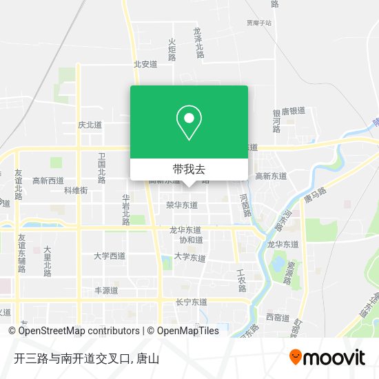 开三路与南开道交叉口地图