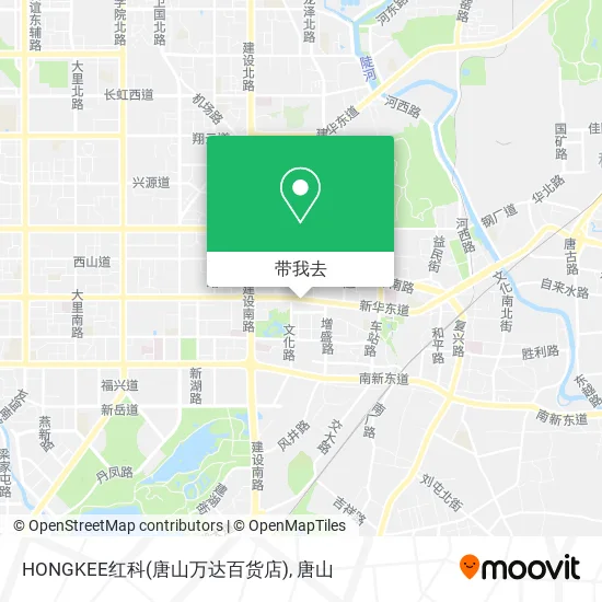 HONGKEE红科(唐山万达百货店)地图