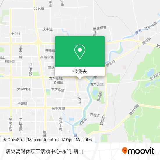 唐钢离退休职工活动中心-东门地图