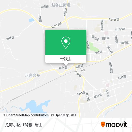 龙湾小区-1号楼地图