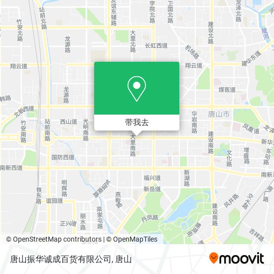 唐山振华诚成百货有限公司地图
