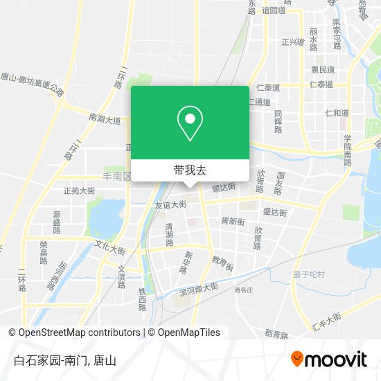 白石家园-南门地图