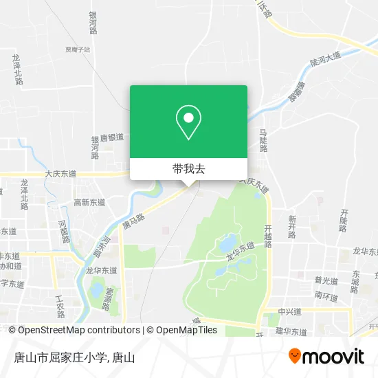 唐山市屈家庄小学地图