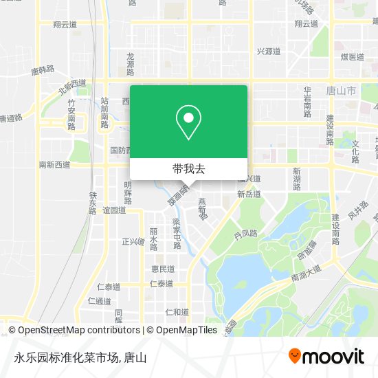 永乐园标准化菜市场地图