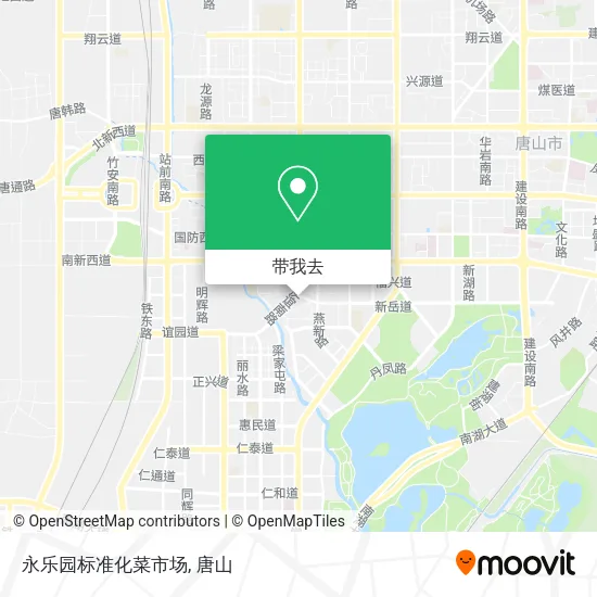 永乐园标准化菜市场地图