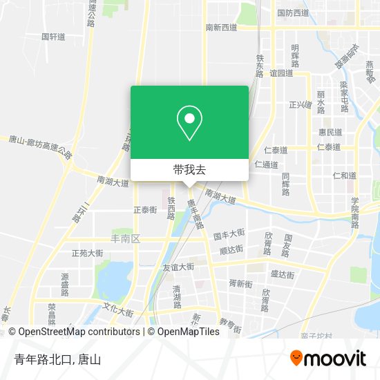 青年路北口地图