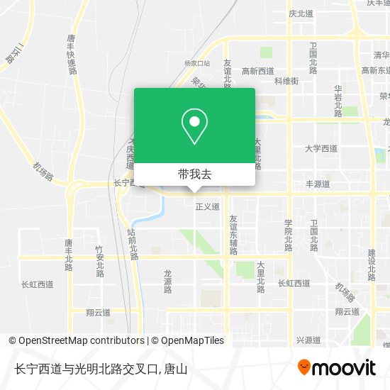 长宁西道与光明北路交叉口地图