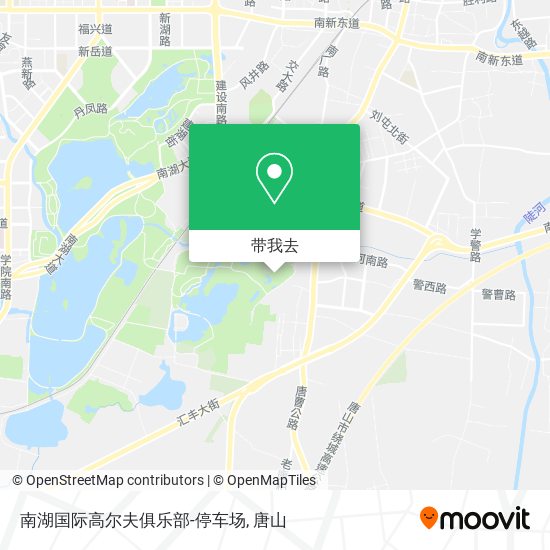 南湖国际高尔夫俱乐部-停车场地图