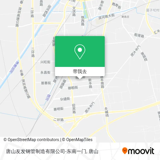 唐山友发钢管制造有限公司-东南一门地图