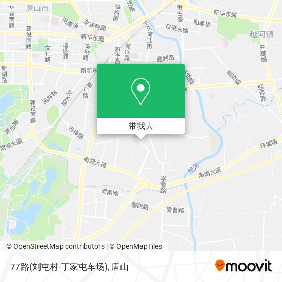 77路(刘屯村-丁家屯车场)地图