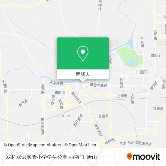 双桥双语实验小学学生公寓-西南门地图