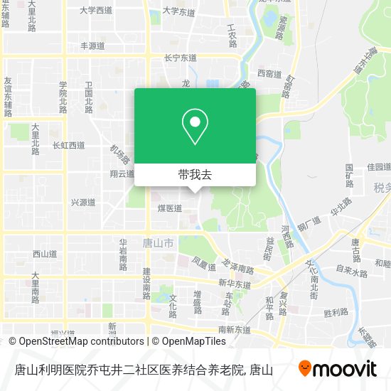 唐山利明医院乔屯井二社区医养结合养老院地图