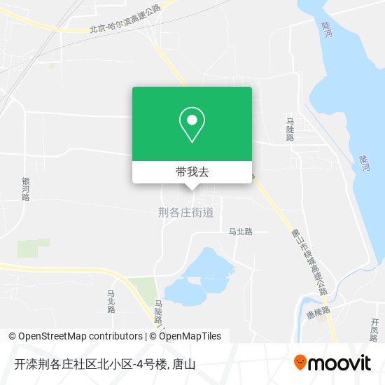 开滦荆各庄社区北小区-4号楼地图