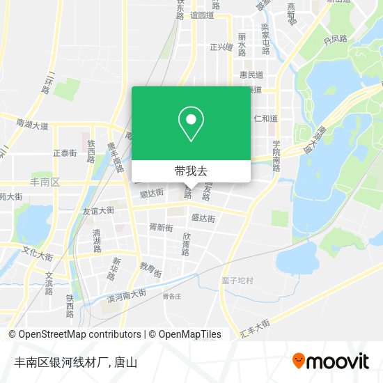 丰南区银河线材厂地图