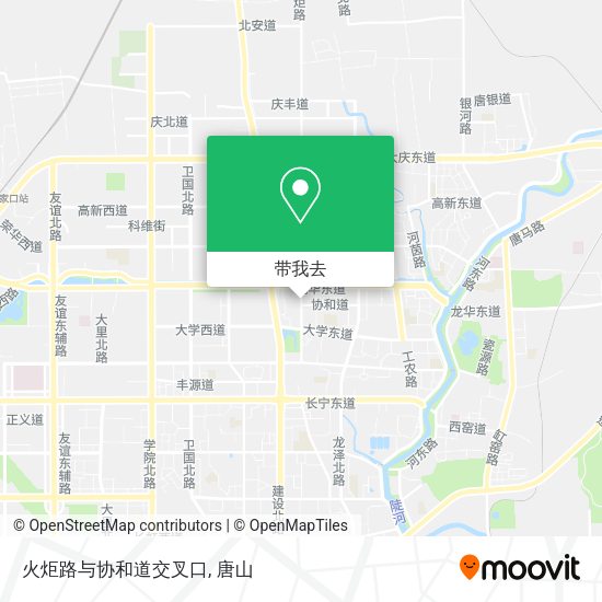 火炬路与协和道交叉口地图