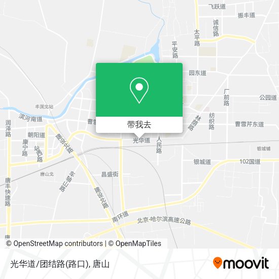 光华道/团结路(路口)地图