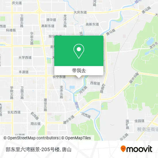 部东里六湾丽景-205号楼地图