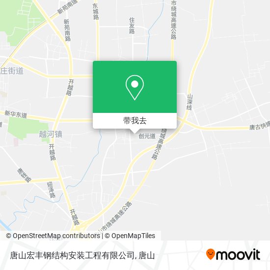 唐山宏丰钢结构安装工程有限公司地图