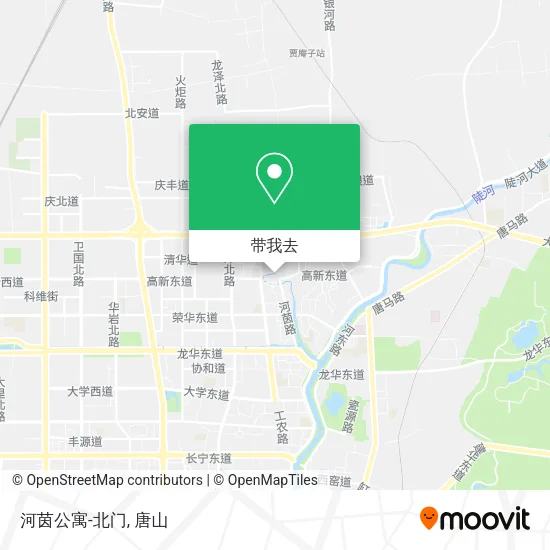 河茵公寓-北门地图