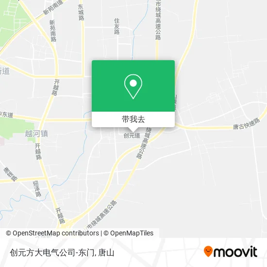 创元方大电气公司-东门地图
