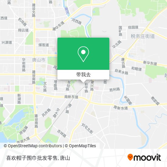 喜欢帽子围巾批发零售地图