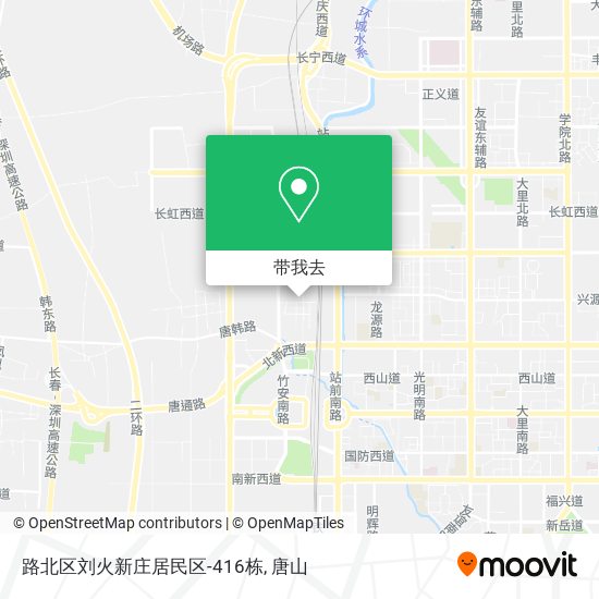 路北区刘火新庄居民区-416栋地图