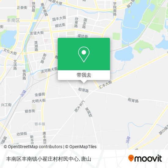 丰南区丰南镇小翟庄村村民中心地图