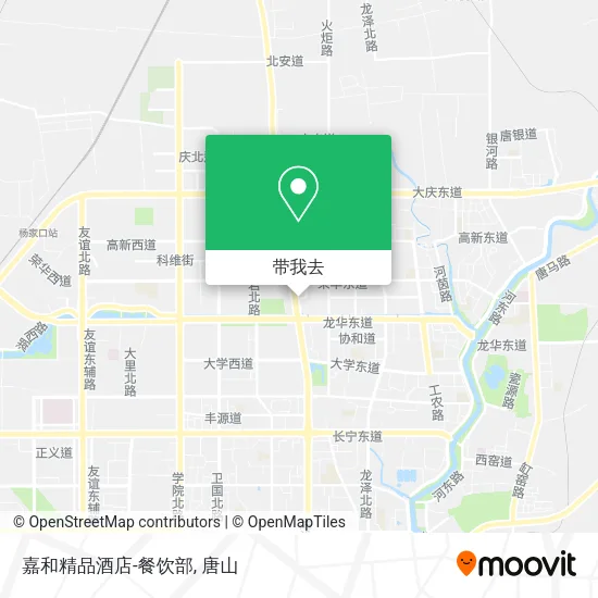 嘉和精品酒店-餐饮部地图