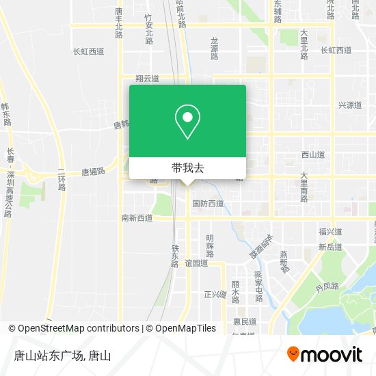 唐山站东广场地图