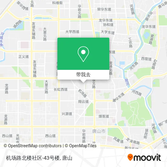 机场路北楼社区-43号楼地图