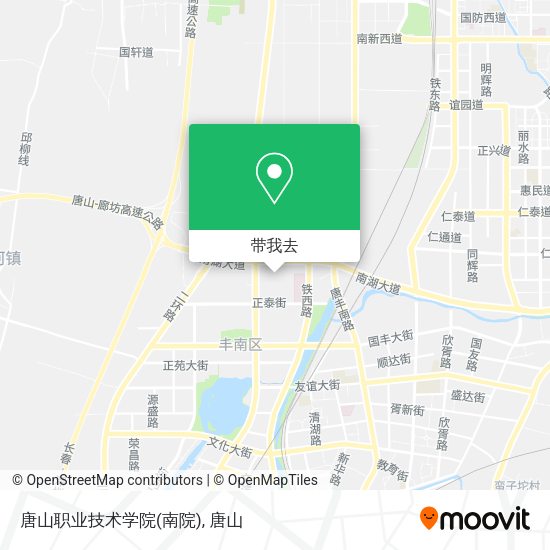 唐山职业技术学院(南院)地图