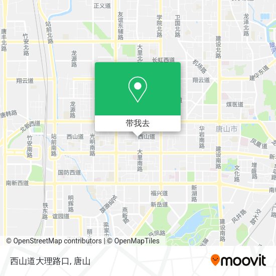 西山道大理路口地图