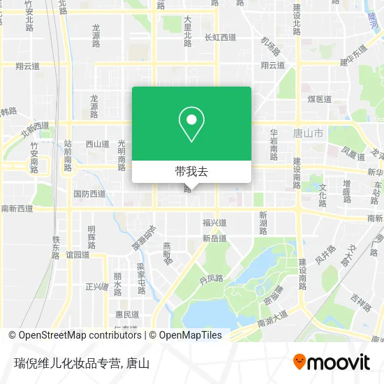 瑞倪维儿化妆品专营地图