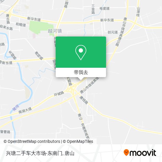 兴瑭二手车大市场-东南门地图