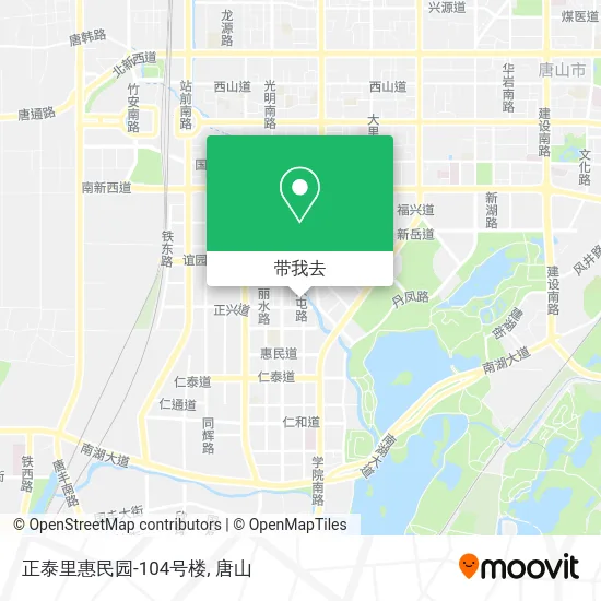 正泰里惠民园-104号楼地图