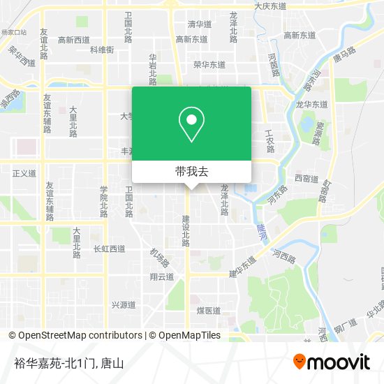裕华嘉苑-北1门地图