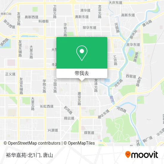裕华嘉苑-北1门地图